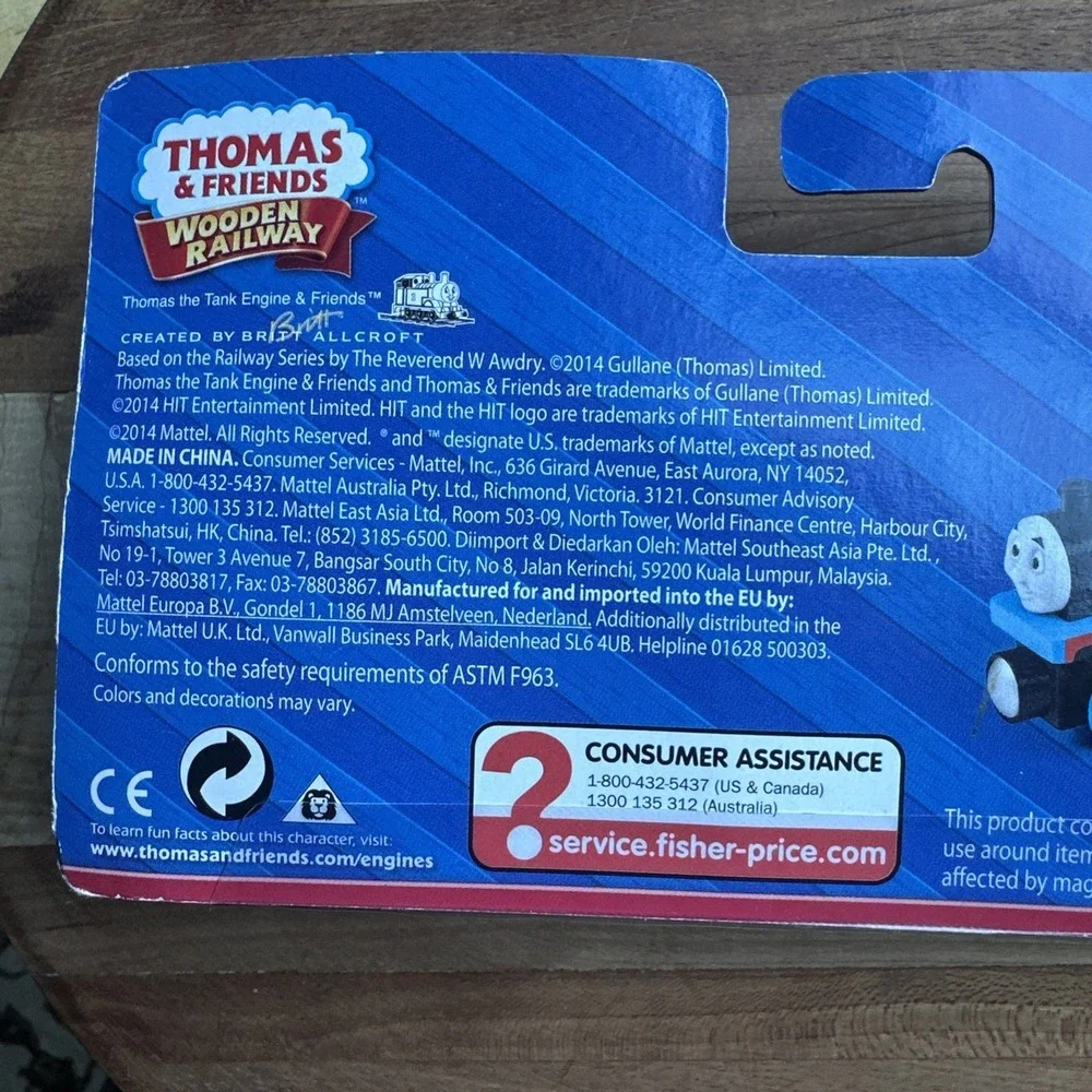 Thomas & Friends 2014 Wooden Railway Train Tank Engine Cranberry Spill DFH48 New